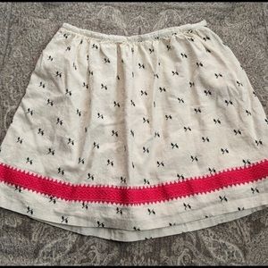 Madewell linen skirt